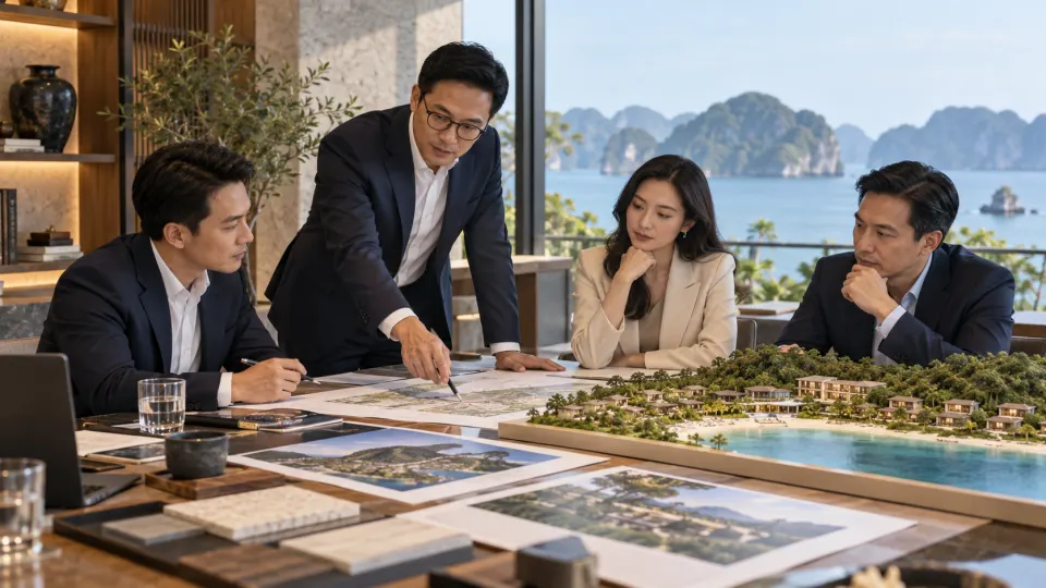 Đội ngũ tư vấn UHM phân tích chiến lược phát triển dự án nghỉ dưỡng