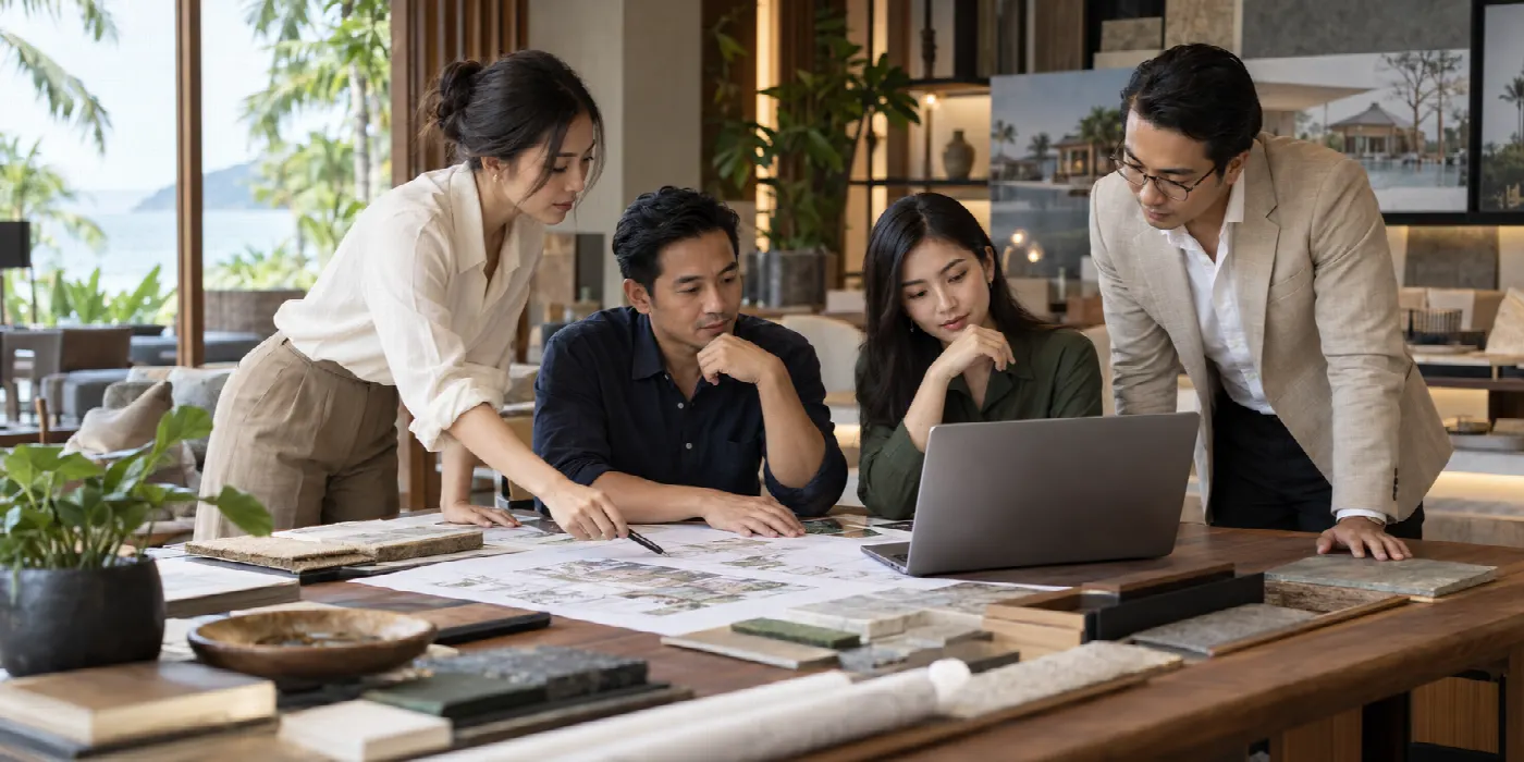 Đội ngũ UHM trao đổi phương án phát triển dự án